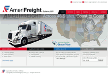 Tablet Screenshot of amerifreightsystems.com